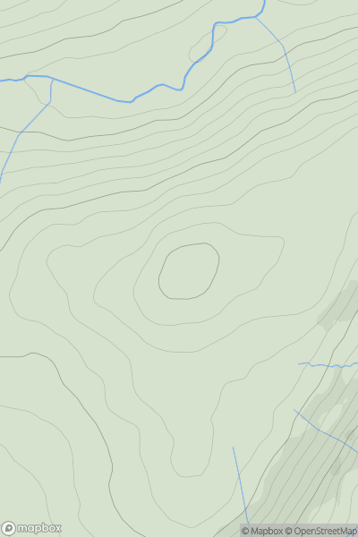Thumbnail image for Bryn-mawr [Barmouth to Betws-y-Coed and Bala] showing contour plot for surrounding peak